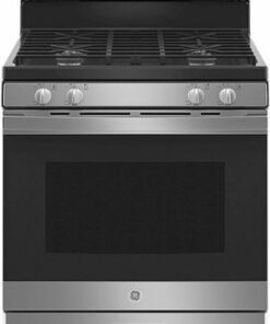 GE - 4.8 Cu. Ft. Freestanding Gas Range - Stainless steel 1