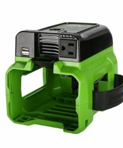 Greenworks - 80 Volt 300 Watt Inverter (battery & charger not included) - Green