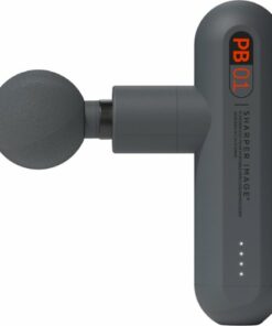 Sharper Image - Powerboost Move Deep Tissue Travel Percussion Massager - Grey