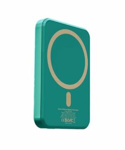 RapidX - Boosta 5k mAh 7.5W Magnetic Wireless Portable Charger for iPhone 12, 13 & 14 - Teal
