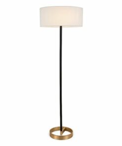 Camden&Wells - Estella Floor Lamp - Matte Black/Brass 0