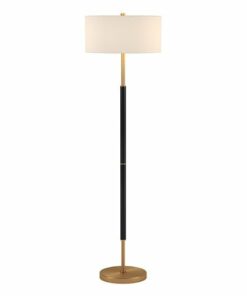 Camden&Wells - Simone Floor Lamp - Matte Black/Brass