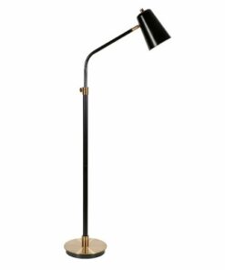 Camden&Wells - Austen Floor Lamp - Matte Black/Brass