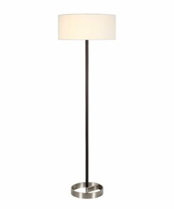 Camden&Wells - Estella Floor Lamp - Matte Black/Brushed Nickel