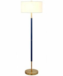 Camden&Wells - Simone Floor Lamp - Blue/Brass