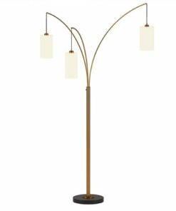 Camden&Wells - Aspen Floor Lamp - Brass/Blackened Bronze