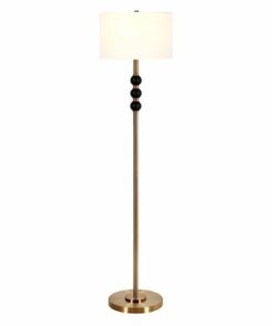 Camden&Wells - Bernard Floor Lamp - Brass/Blackened Bronze