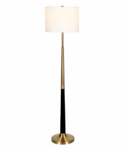Camden&Wells - Lyon Floor Lamp - Brass/Matte Black