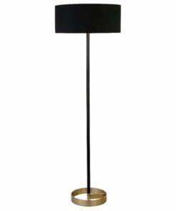 Camden&Wells - Estella Floor Lamp - Matte Black/Brass 1