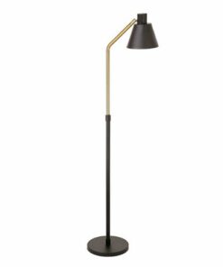 Camden&Wells - Elmer Floor Lamp - Blackened Bronze/Brass
