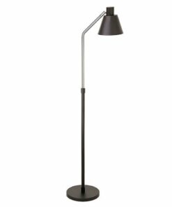 Camden&Wells - Elmer Floor Lamp - Blackened Bronze/Brushed Nickel