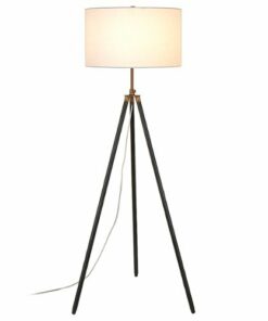 Camden&Wells - Kahn Floor Lamp - Blackened Bronze/Antique Brass