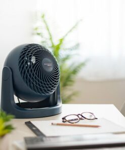 Woozoo Air Circulator Fan - 3 Speed Desk Fan - 275 ft² Area Coverage - Navy