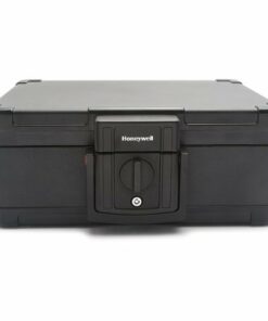 Honeywell - .24 Cu. Ft. Fire- and Water-Resistant Lite Weight Chest Safe with Key Lock - black