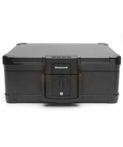 Honeywell - .24 Cu. Ft. Fire- and Water Chest Safe with Digital Lock - black