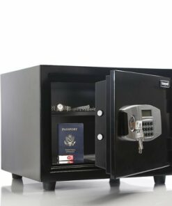 Honeywell - 1.07 Cu. Ft. Fire- and Water-Resistant Steel Security Safe with Digital Dial Lock - black