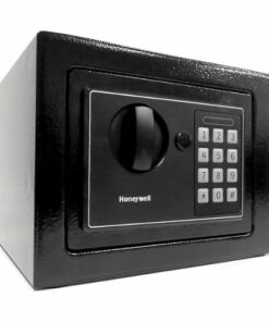 Honeywell - .17 Cu. Ft. Compact Security Safe with Digital Lock - black