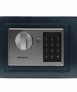 Honeywell - .17 Cu. Ft. Compact Security Safe with Digital Lock - Blue