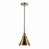 Camden&Wells - Zeno Metal Pendant - Brass