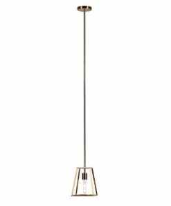 Camden&Wells - Rhom Open-Framed Pendant - Brass
