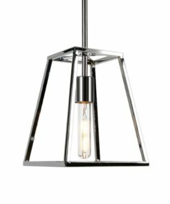 Camden&Wells - Rhom Open-Framed Pendant - Polished Nickel