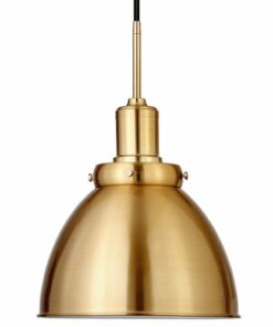 Camden&Wells - Madison 12" Metal Pendant - Brass