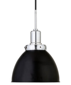 Camden&Wells - Madison 12" Metal Pendant - Blackened Bronze/Polished Nickel