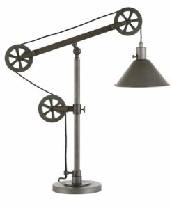 Camden&Wells - Descartes Table Lamp - Aged Steel 1