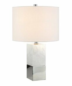 Camden&Wells - Lena Table Lamp - Marble/Silver