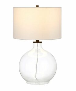 Camden&Wells - Laelia Table Lamp - Clear/Black