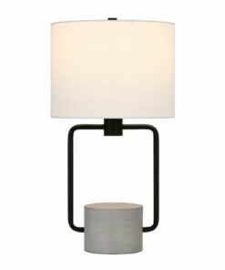 Camden&Wells - Howland Table Lamp - Black/Concrete