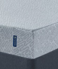 Serta - Sheepless Nights 9" Medium Foam Mattress -Queen - Blue