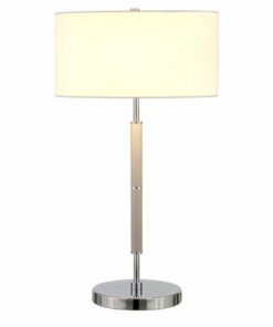 Camden&Wells - Simone Table Lamp - Cool Gray/Nickel