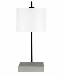 Camden&Wells - Roland Table Lamp - Blackened Bronze/Concrete