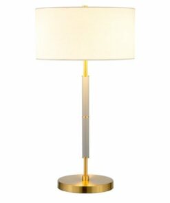 Camden&Wells - Simone Table Lamp - Gray/Brass