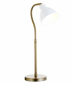 Camden&Wells - Vincent Table Lamp - Brass/White