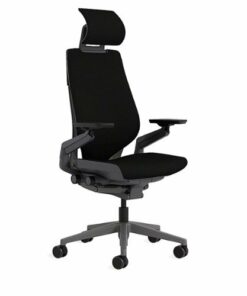 Steelcase - Gesture Wrapped Back Office Chair with Headrest - Onyx 1