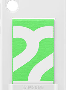 Samsung - Galaxy S22 Silicon case with Strap - White