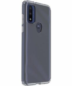 SaharaCase - Hybrid-Flex Hard Shell Case for Motorola G Pure and G Power 2022 - Clear