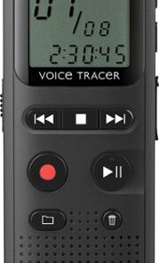 Philips - VoiceTracer Digital Voice Recorder 8 GB DVT1160 - Black