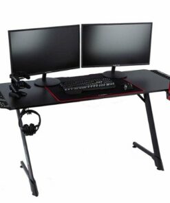 Highmore - Aggro 55" LED Gaming Desk - Black