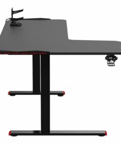 Highmore - Faze L-Shape LED Gaming Desk - Black