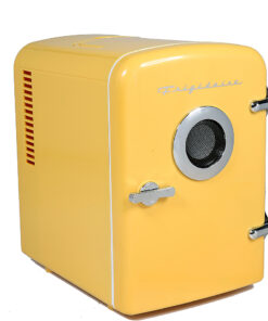 Frigidaire - 6 Can Mini Fridge / Bluetooth Speaker - Yellow