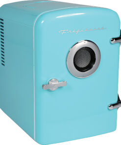 Frigidaire - 6 Can Mini Fridge / Bluetooth Speaker - Blue