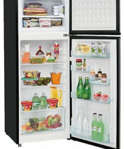 Frigidaire - 7.5 cu ft, 2-Door Apartment Size Refrigerator with Top Freezer, Platinum Series, Stainless Steel - Stainless steel