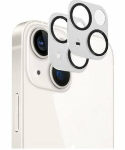 SaharaCase - ZeroDamage Camera Lens Protector for Apple iPhone 13 and iPhone 13 mini (2-Pack) - White