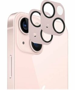 SaharaCase - ZeroDamage Camera Lens Protector for Apple iPhone 13 and iPhone 13 mini (2-Pack) - Pink