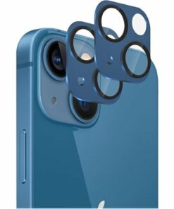 SaharaCase - ZeroDamage Camera Lens Protector for Apple iPhone 13 and iPhone 13 mini (2-Pack) - Blue