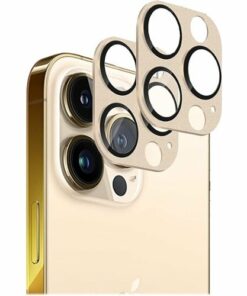 SaharaCase - ZeroDamage Camera Lens Protector for Apple iPhone 13 Pro and iPhone 13 Pro Max (2-Pack) - Gold