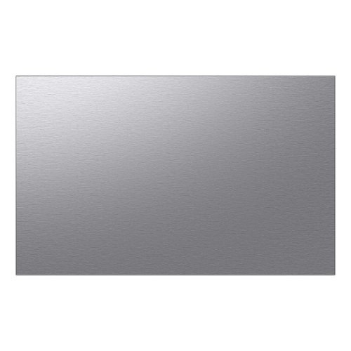 Samsung - Bespoke 4-Door French Door Refrigerator Panel - Bottom Panel - Stainless steel